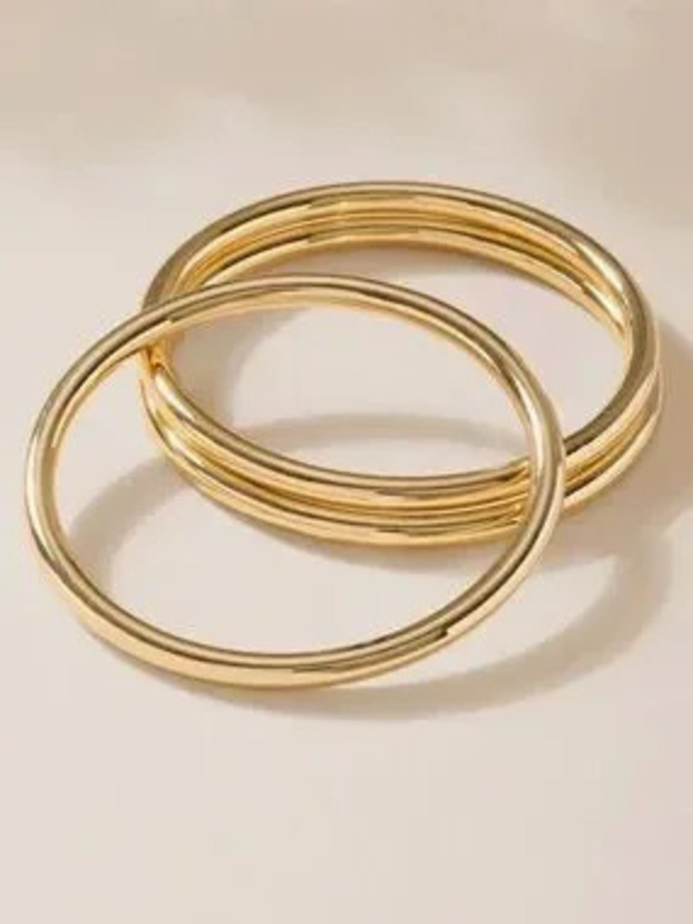 Gold Classic Bangle Set (5508)